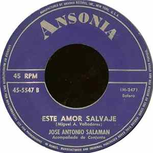 Jose Antonio Salaman - No Me Digas Que Te Vas Mp3