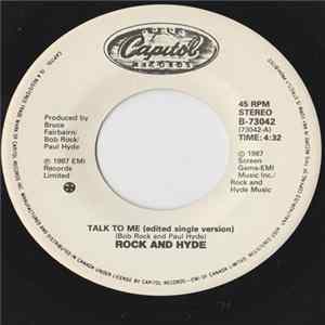 Rock And Hyde - Talk To Me Mp3