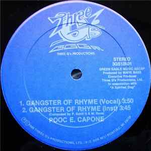 Pooc E. Capone - Gangster Of Rhyme Mp3