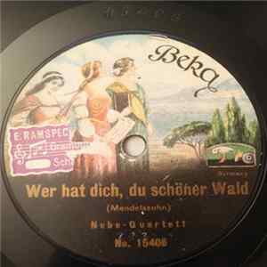 Nebe-Quartett - Wer Hat Dich Du Schöner Wald / O Täler Weit, O Höhen Mp3