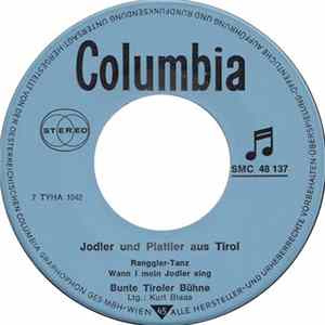 Bunte Tiroler Bühne - Jodler Und Plattler Aus Tirol (Yodeling And Schuhplattler From Beautiful Tyrol) Mp3