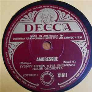 Sydney Lipton & His Grosvenor House Orchestra - Amoresque / Manhatten Holiday Mp3