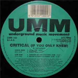 Wall Of Sound Featuring Gerald Lethan - Critical (If You Only Knew) Mp3