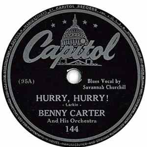 Benny Carter And His Orchestra - Hurry, Hurry! / Poinciana (Song Of The Tree) Mp3