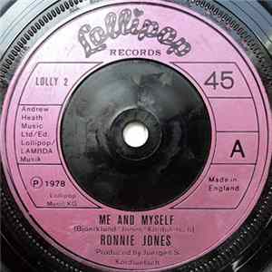 Ronnie Jones - Me And Myself Mp3