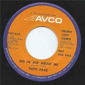 Patti Page - Did He Ask About Me Mp3