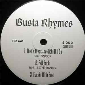 Busta Rhymes - That's What The Dick Will Do Mp3