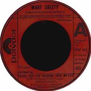 Mary Cristy - Thank You For Rushing Into My Life Mp3