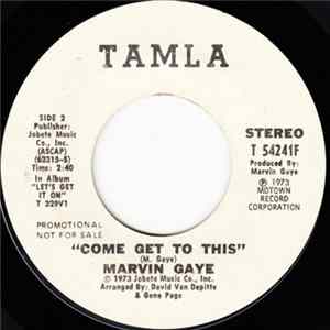 Marvin Gaye - Come Get To This Mp3