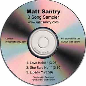 Matt Santry - 3 Song Sampler Mp3