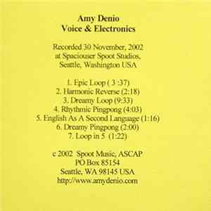 Amy Denio - Voice & Electronics Mp3