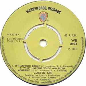 Curved Air - It Happened Today / What Happens When You Blow Yourself Up Mp3