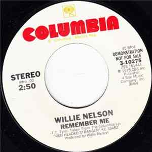 Willie Nelson - Remember Me Mp3