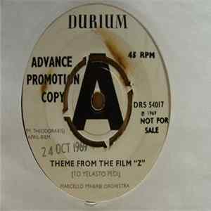 Marcello Minerbi Orchestra - Theme From The Film "Z" (To Yelasto Pedi) Mp3