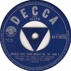 Charlie Kunz - Charlie Kunz Piano Medley No. 120 Mp3
