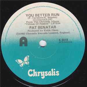 Pat Benatar - You Better Run Mp3