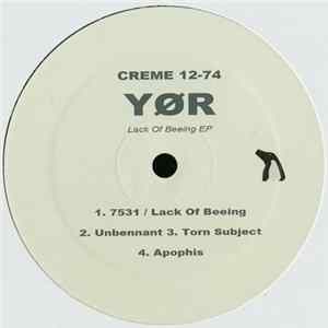 Yør - Lack Of Beeing Mp3
