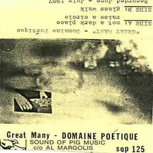Domaine Poétique - Great Many Mp3