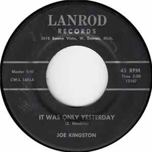 Joe Kingston - It Was Only Yesterday / A Long Time Ago Mp3
