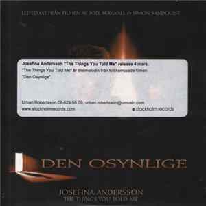 Josefina Andersson - The Things You Told Me Mp3