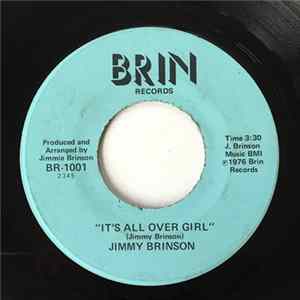 Jimmy Brinson - It's All Over Girl Mp3