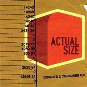 Actual Size - Weights & Measures Mp3