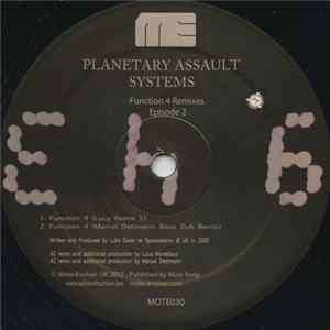 Planetary Assault Systems - Function 4 Remixes Episode 2 Mp3
