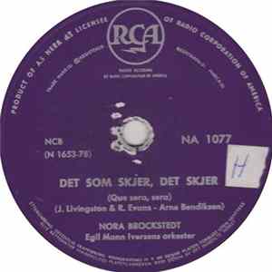 Nora Brockstedt, Egil Monn Iversens Orkester - Det Som Skjer, Det Skjer / Jolie Jaqueline Mp3
