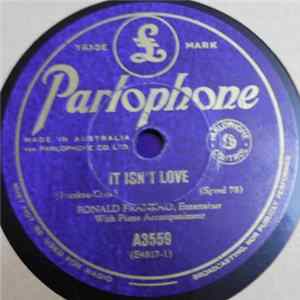 Ronald Frankau - It Isn't Love / Truly Rural Mp3