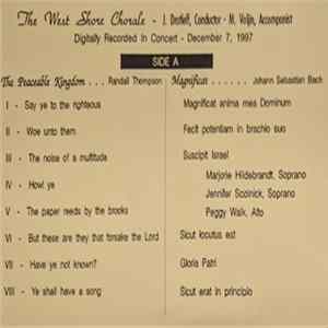 The West Shore Chorale - The Peaceable Kingdom / Magnificat Mp3