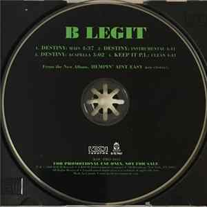 B-Legit - Destiny / Keep It P.I. Mp3