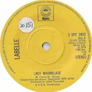 Labelle - Lady Marmalade Mp3