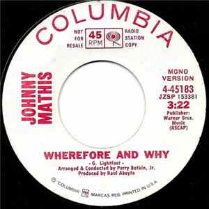 Johnny Mathis - Wherefore And Why Mp3