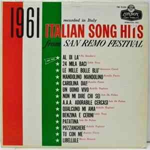 Various - 1961 Italian Song Hits From San Remo Festival Mp3