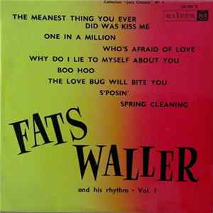 Fats Waller And His Rhythm - Fats Waller And His Rhythm - Vol. 1 Mp3