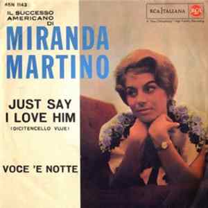 Miranda Martino - Just Say I Love Him (Dicitencello Vuje) / Voce 'E Notte Mp3