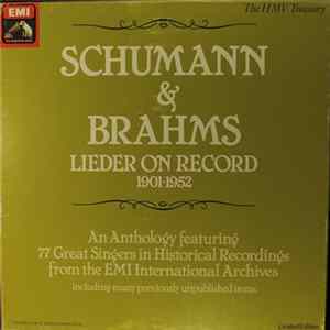 Schumann & Brahms - Lieder On Record 1901-1952 Mp3