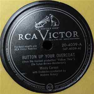 Mindy Carson - Button Up Your Overcoat / Together Mp3