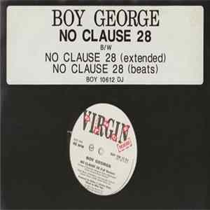 Boy George - No Clause 28 Mp3