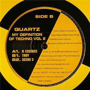 Quartz - My Definition Of Techno Vol 2 Mp3