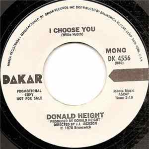 Donald Height - I Choose You Mp3