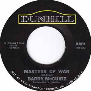 Barry McGuire - Masters Of War / Why Not Stop And Dig It While You Can Mp3
