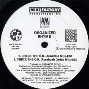 Organized Rhyme - Check The O.R. Mp3