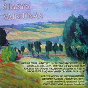 Stasys Vainiūnas - Lithuanian National Symphony Orchestra, Birutė Vainiūnaitė, Robertas Šervenikas - Symphonic Picture, Op. 35 / Symphony In C Sharp Minor, Op. 27 / Concerto For Piano And Chamber Orchestra No. 4, Op. 40 Mp3