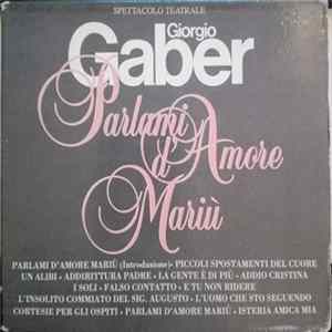 Giorgio Gaber - Parlami d'amore Mariù Mp3