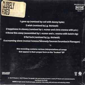 Nine Inch Nails - Closely Fixed Mp3
