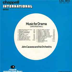 John Cacavas And His Orchestra - Music For Drama (Orchestral) Mp3