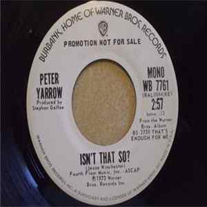 Peter Yarrow - Isn't That So? Mp3