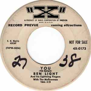 Ben Light And His Lightning Fingers With The Mellowmen - You Mp3