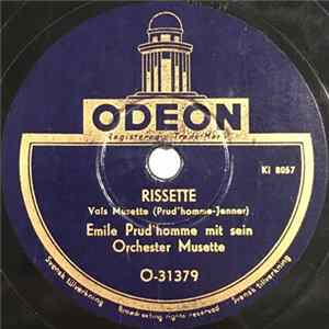 Emile Prud'Homme Mit Sein Orchester Musette - Rissette / Sourire Andalou Mp3